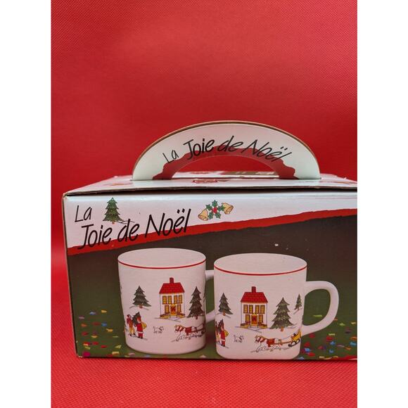 Vintage 1987 “Joy of Christmas” Mug Set – Boxed Hong Kong Scene – NIB - Picture 2 of 15